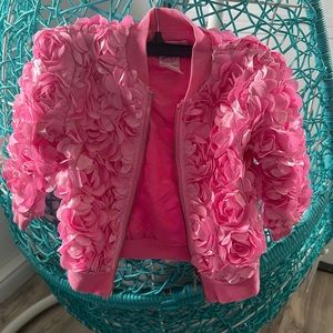 Beautiful floral girls jacket